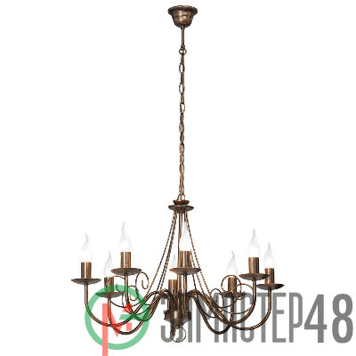Люстра 8xE14 макс. 40Вт Vitaluce V3717/8
