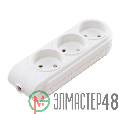 Колодка удлинителя 3-м без заземл. защ. шторки Makel N3010000