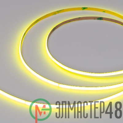 Лента светодиодная COB-X480-4mm 24V Yellow Volt 4Вт/м IP20 (уп.5м) Arlight 046916