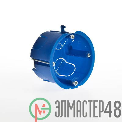 Коробка установочная СП 65х40 для гипсокарт. с метал. лапками IP30 Рувинил 10172
