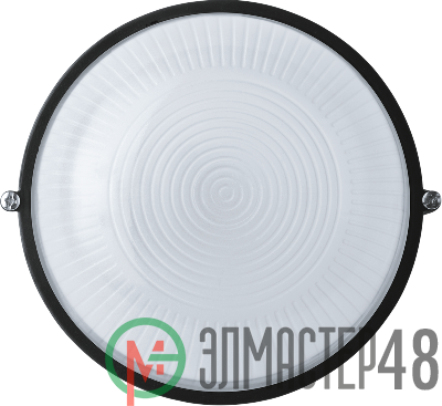 Светильник ЛОН 94 811 NBL-R1-60-E27/BL 1х60Вт E27 IP54 (аналог НПБ 1301 черн. круг 60Вт) Navigator 94811