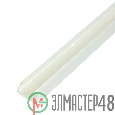 Короб прозрачный П-образ. пластик бел. (1м) NEON-NIGHT 104-411