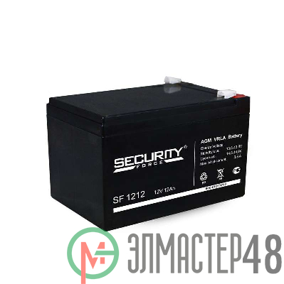 Аккумулятор 12В 12А.ч Security Force SF 1212