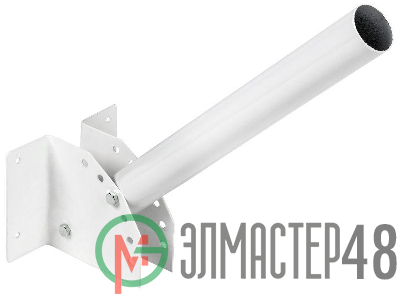 Кронштейн КР-4 d48мм L500 настен. регулир. угол бел. IEK LDKU0D-CR-48-0500-33-K01