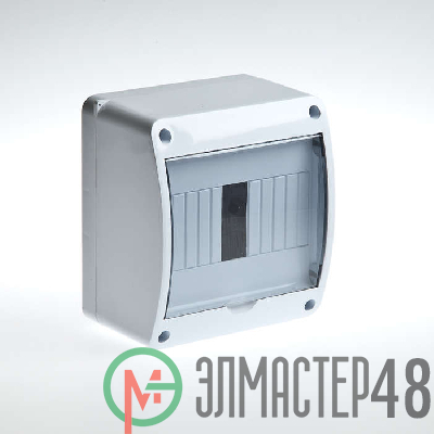 Бокс ОП Тусо 6мод. IP40 бел./прозр. двер. Рувинил 68306