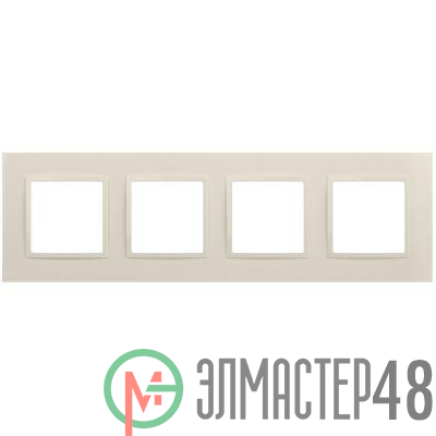 Рамка 4-м Elegance 14-5014-02 Classic слон. кость Эра Б0060587