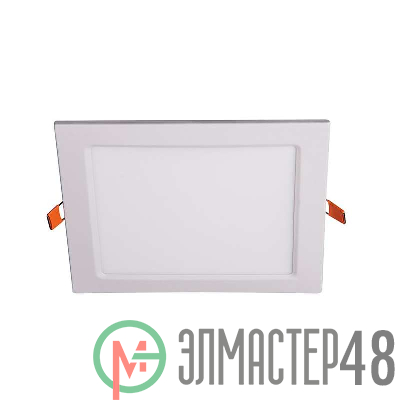 Светильник светодиодный ультратонкий встраив. PPL-S 12Вт 6500К IP40 WH 170мм квадрат Jazzway 5008366A