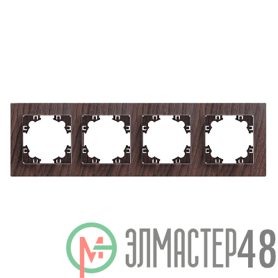 Рамка 4-м Афина универс. венге Universal A0046-V