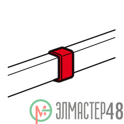 Накладка на стык для кабель-канала 40 Leg 033606