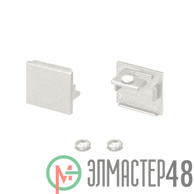 Заглушка SL-LINE-2522 WHITE глухая металл (комплект) Arlight 043120