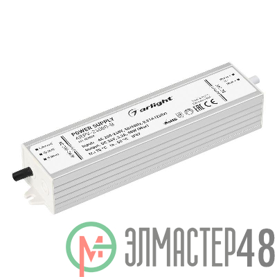Блок питания ARPV-24080-B 24В 3.3А 80Вт IP67 метал. 3 года Arlight 020007