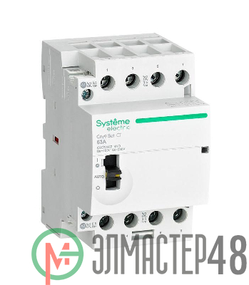 Контактор 4п City9 Set 4НО 63А AC 400В-230В SE C9C32463