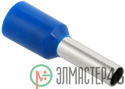 Наконечник-гильза Е2508 2.5кв.мм син. (уп.20шт) IEK UGN10-4-D25-04-08