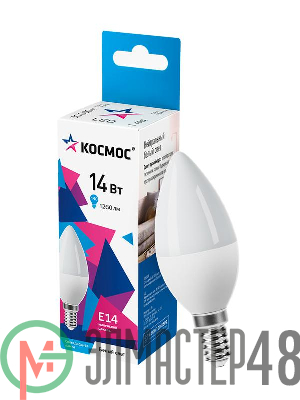 Лампа светодиодная CN 14Вт E14 4500К 1260лм 174-265В КОСМОС LkecLED14wCNE1445
