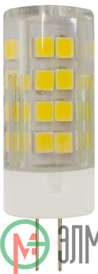 Лампа светодиодная JC-5w-220V-corn ceramics-827-G4 400лм ЭРА Б0027857