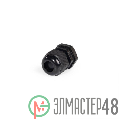 Ввод кабельный пластиковый PG 11 (5-10 мм) черн. (уп.100шт) Fortisflex 88641