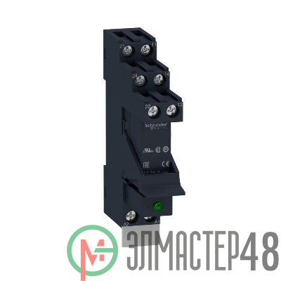Комплект ZELIO реле/колодка/скоба/маркировка/вар. 8А 230В SchE RSB2A080P7PV