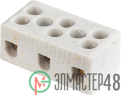 Колодка зажимная винтовая керамическая КЗВ 61 710 NTB-HCR-3-24/WH (уп.20шт) Navigator 61710