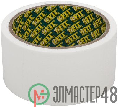 Лента клейкая универсальная армированная "Ductape" 48ммх10м бел. FIT 11756