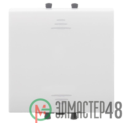Переключатель модульный 1-кл. 2мод. Avanti "Белое облако" 16А IP20 бел. DKC 4400112