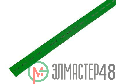 Трубка термоусадочная 12.0/6.0 1м зел. REXANT 21-2003
