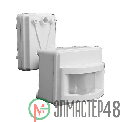 Датчик движения PMS-IR 017 1200Вт 120град. 2-12м IP44 WH JazzWay 5012998