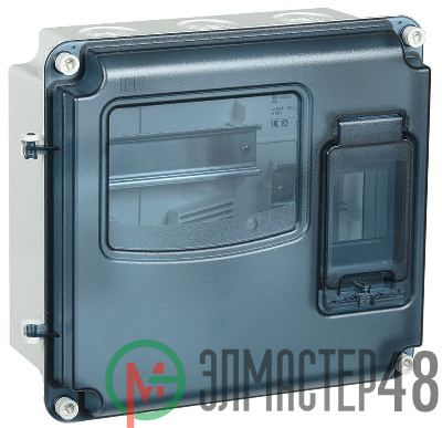 Корпус пластиковый ЩУРн-П 1/3 IP66 PC LIGHT IEK MSP1-N-03-66-L