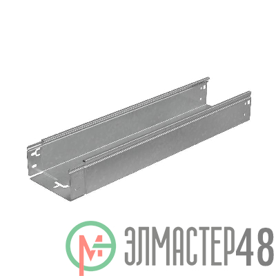Лоток листовой неперфорированный 150х80 L3000 сталь 1мм "Быстрый монтаж ПЛЮС" LNplus80-150-1.0-3000 HD гор. оцинк. КМ PL1284