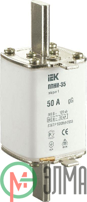 Вставка плавкая ППНИ-35 50А габарит 1 ИЭК DPP30-050