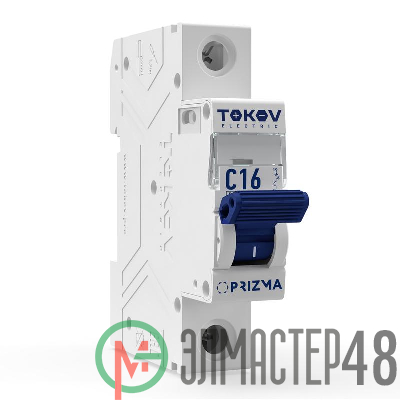 Выключатель автоматический модульный 1П 16А 6кА х-ка C TOKOV Electric TKE-PZ60-MCBI-1-16-C