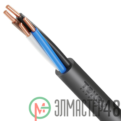 Кабель TOKOV ELECTRIC ВВГнг(А)-LS 4х10 ОК (N) 0.66кВ (м) УТ000028406