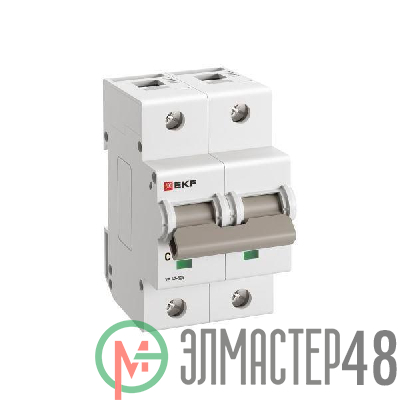 Выключатель автоматический 2п C 32А 15кА ВА 47-125 PROxima EKF mcb47125-2-32C