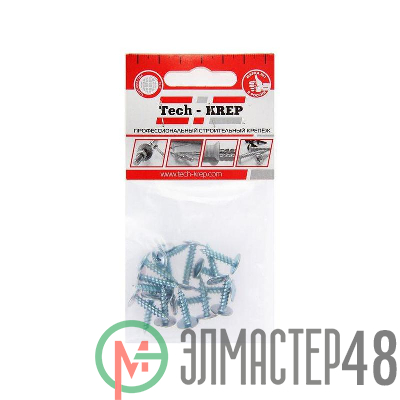 Саморез для тонкого метал. листа 4.2х19 (уп.18шт) пакет Tech-Krep 102389