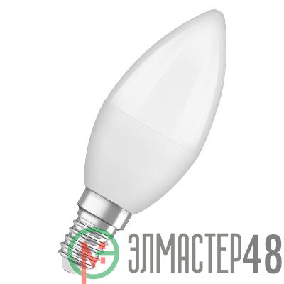 Лампа светодиодная LED Antibacterial B 5.5Вт (замена 50Вт) матовая 2700К тепл. бел. E14 470лм угол пучка 220град. 220-240В бактерицид. покр. OSRAM 4058075561373