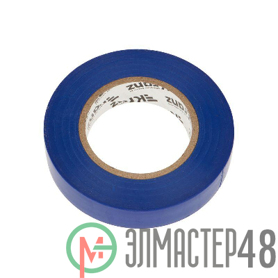 Изолента ПВХ 0.13х15мм 25м синяя (уп.5шт) Kranz KR-09-2105
