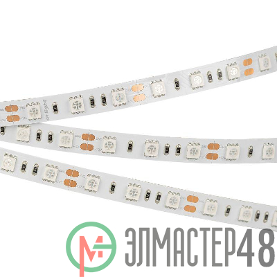 Лента светодиодная RT-B60-10mm 12V Red 14.4Вт/м IP20 5060 (уп.5м) Arlight 012343(2)