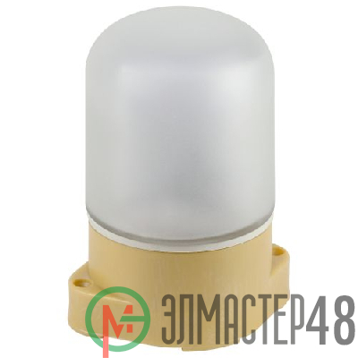 Светильник для бани НББ 01-60-007 пластик/стекло прямой IP65 E27 max 60Вт 137х107х84 сосна Эра Б0062262