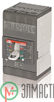 Выключатель автоматический 3п XT1N 160 TMD 100-1000 3p F F ABB 1SDA067416R1