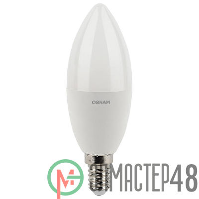 Лампа светодиодная LED Antibacterial B 7.5Вт (замена 75Вт) матовая 2700К тепл. бел. E14 806лм угол пучка 220град. 220-240В бактерицид. покр. OSRAM 4058075561250