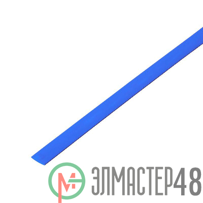 Трубка термоусадочная 4.0/2.0 1м син. Rexant 20-4005