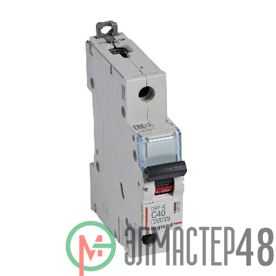 Выключатель автоматический модульный 1п C 40А 6кА DX3-E 6000 1мод. 230/400В Leg 407267