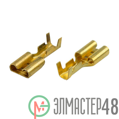 Клемма плоская (гнездо-7.7мм) 1-1.5кв.мм (DJ622-D6.3B) Rexant 08-0912