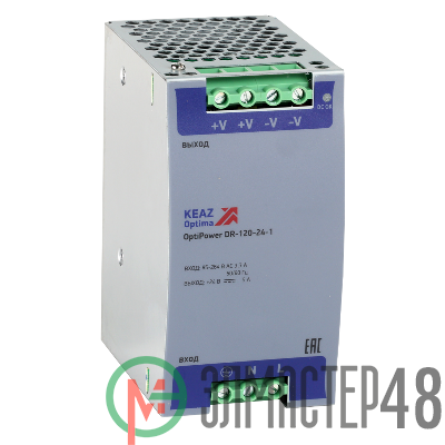 Блок питания OptiPower DR-120-24-1 КЭАЗ 284548