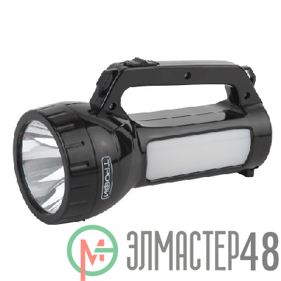Фонарь-прожектор аккумуляторный PA-504 SMD LED 1Вт боков. светильник 24 SMD LED 2 режима 4 Трофи Б0042439