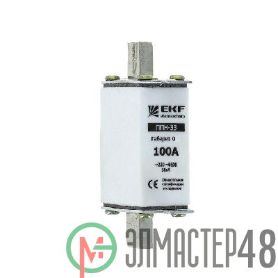 Вставка плавкая ППН-33 160/40А габарит 0 PROxima EKF fus-33-0/160/40