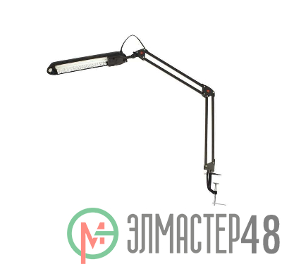 Светильник KD-008С настол. струбцина 230В 11Вт КЛЛ 2G7 черн. Camelion 6167