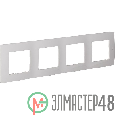 Рамка 4-м Etika бел. Leg 672504