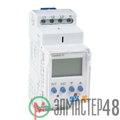 Реле контроля фаз OptiRel D PHS-3-2M-D-PP-2 цифровое 3Ф 2СО КЭАЗ 357850