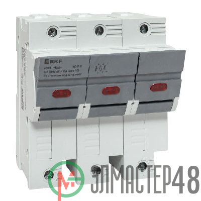 Предохранитель-разъединитель DF 22х58 3п (тип ПВЦ) EKF df223-e