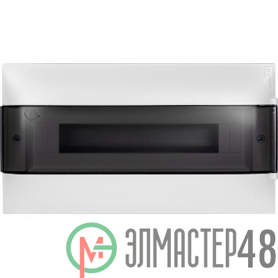 Щиток пластиковый встраиваемый Practibox S 1х18 дым. дверь Leg 137556